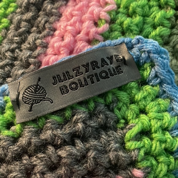 Blanket For One- Multi-Colors- Use for Favorite Chair-or Crib- New Crocheted - Picture 7 of 7